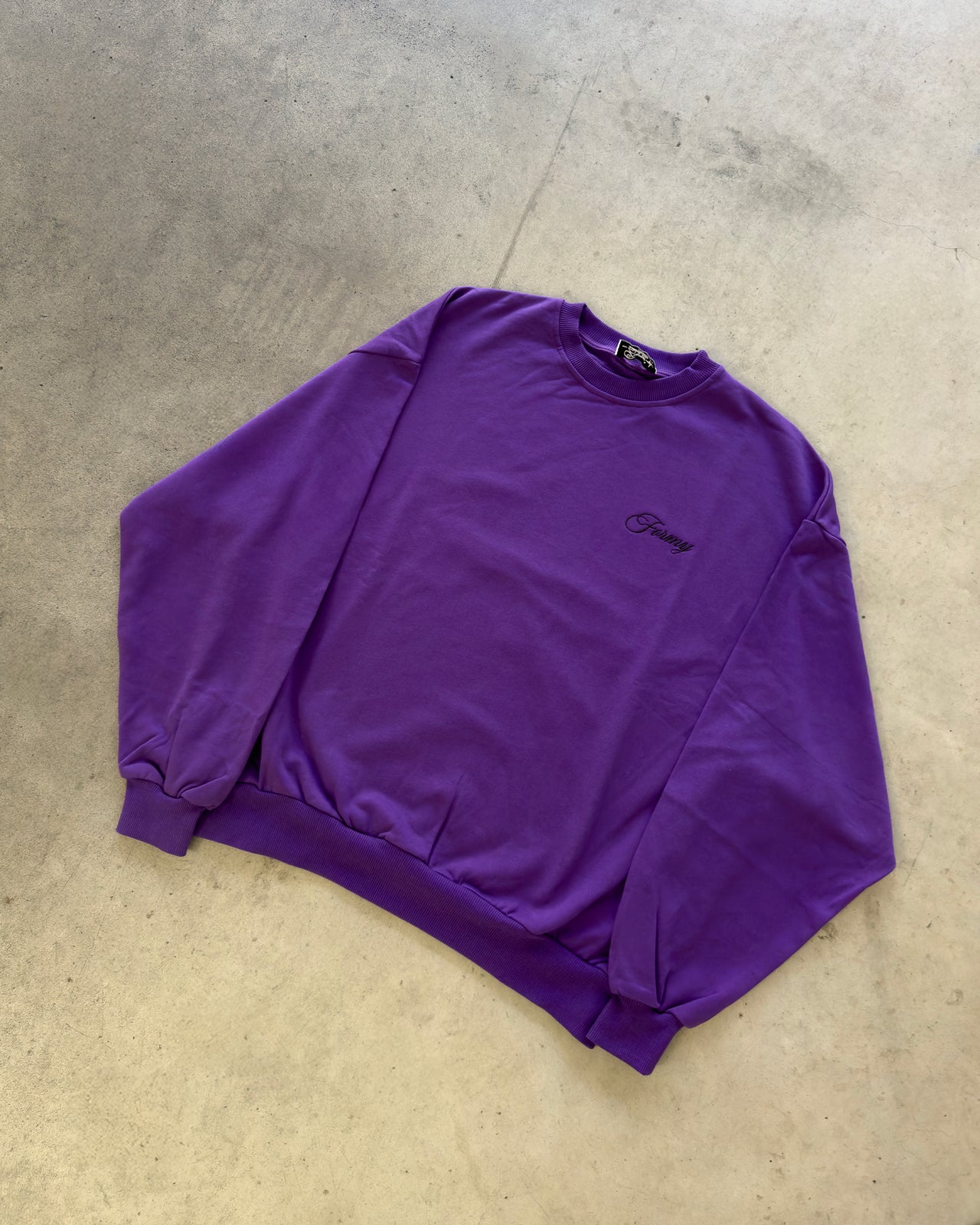 Purple Logo Crewneck
